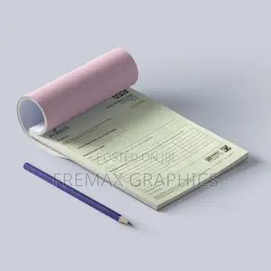 Professional Receipt Book Design Printing