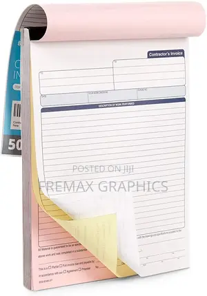 Professional Receipt Book Design Printing