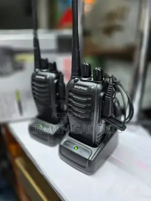 Bf-888s Portable Walkie Talkie With Led Flashlight Noise Reduction