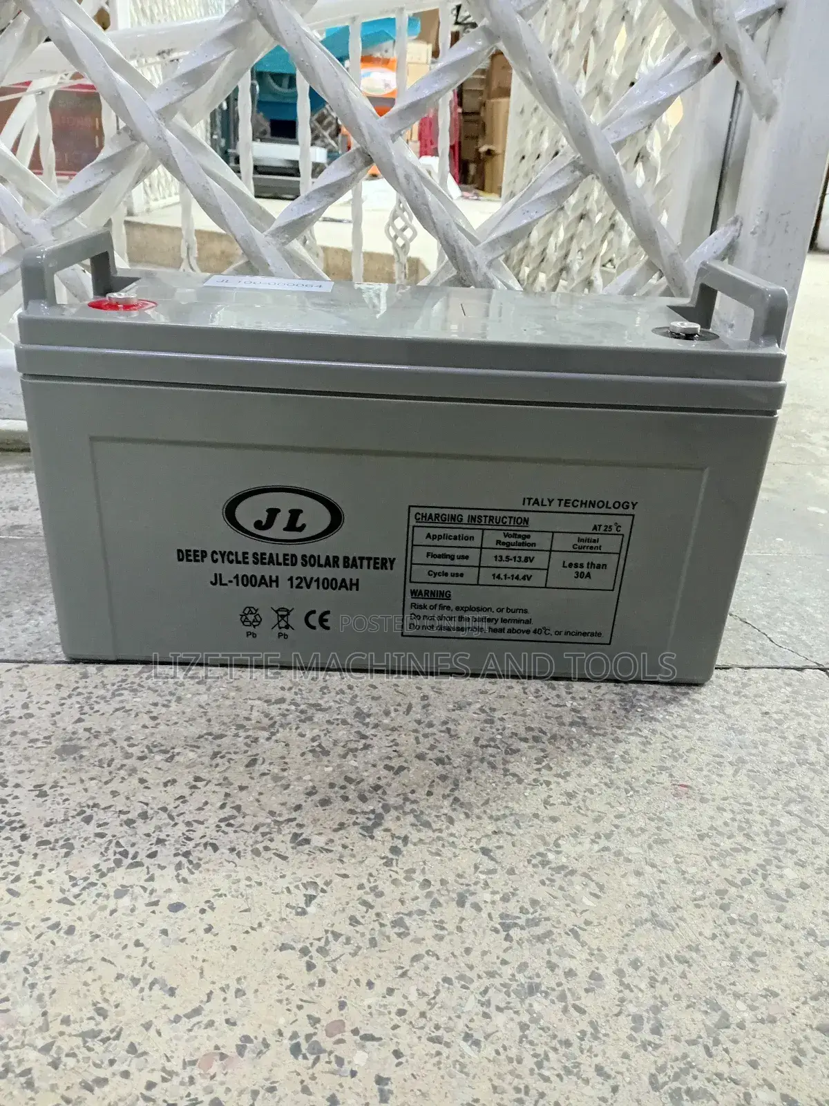 100ah Jl Deep Cycle Sealed Solar Battery 12v