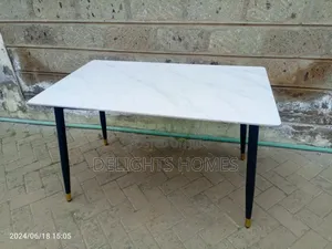 Nordic Marble Effect Dining Table