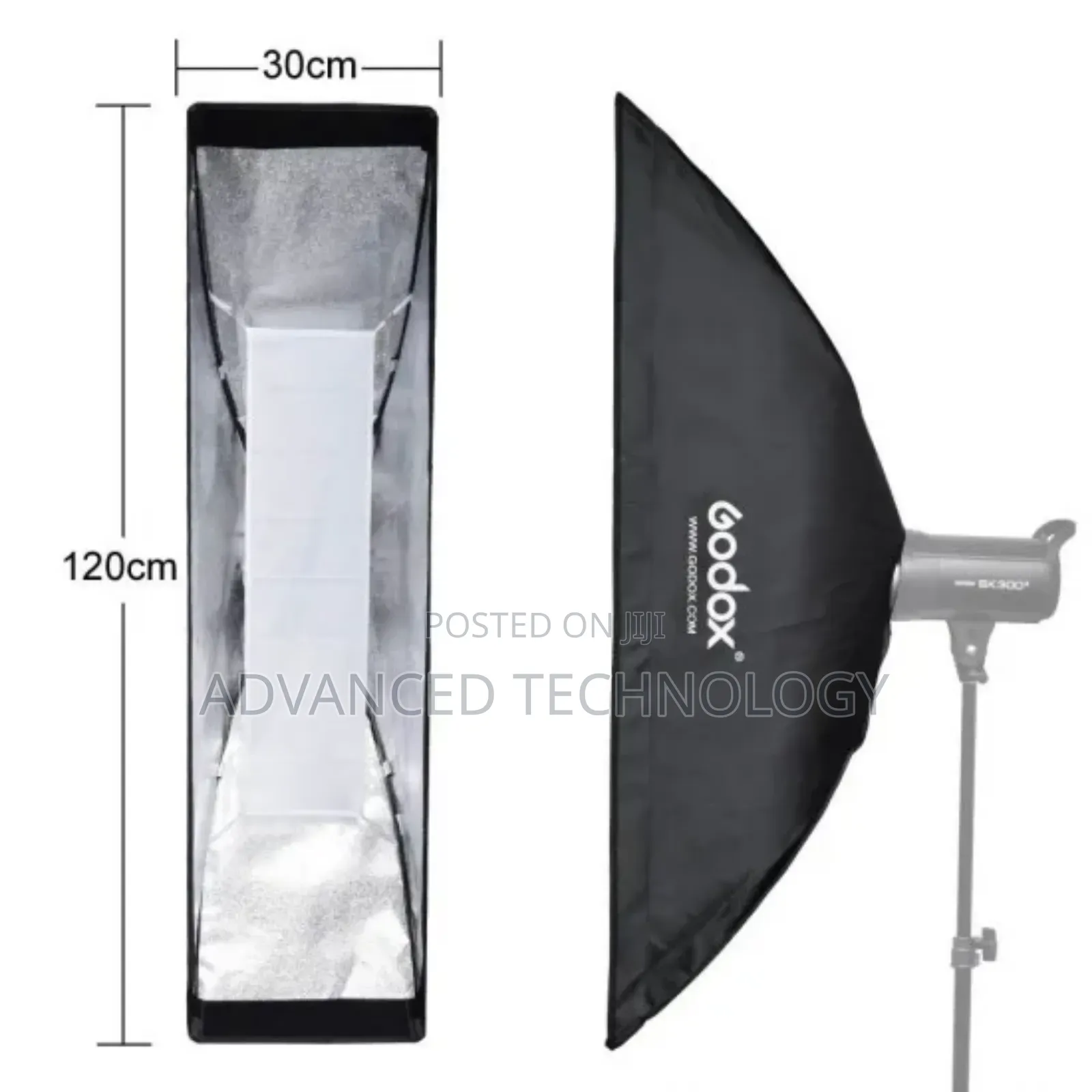 Godox Strip Box Bowen Mount 30 by 120cm Size
