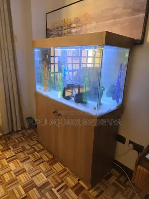 Designer Aquarium: Modern White or Classic Wood