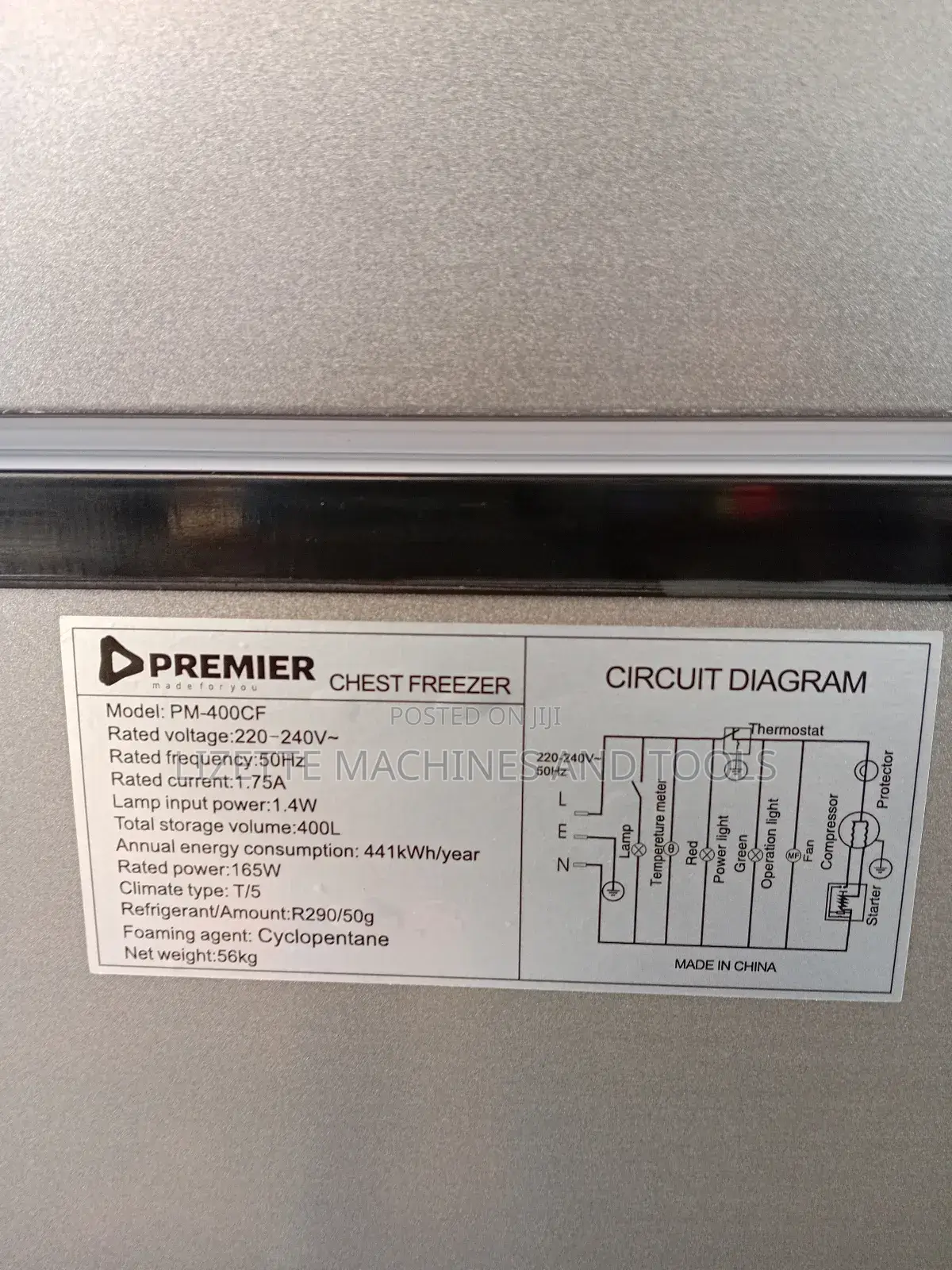 Premier 400l Chest Freezer