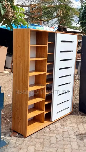 Elegant Sliding Door Shoe Storage Cabinet
