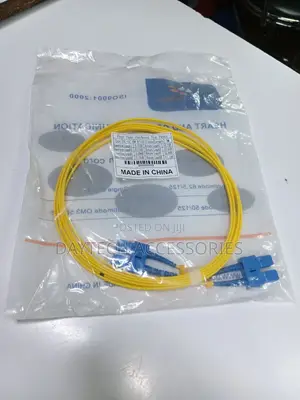 This Is a Sc to Sc Fiber Optic Patch Cable.