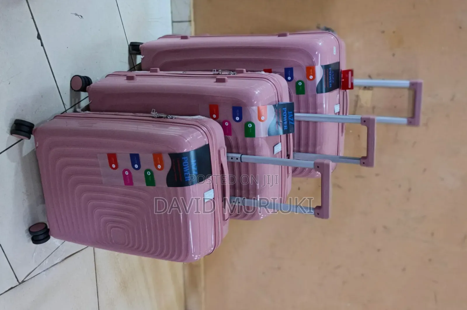 Unbreakable Double Zip Rubber Suitcase Pp 3-in-1 Suitcase Set