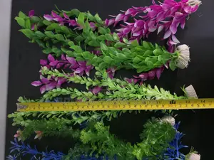 Decorative Long Plants for Fish Tanks (Weighted Base)