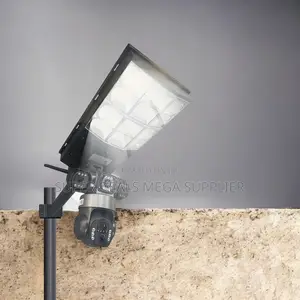Multiple Lens 4g PTZ Outdoor Security Camera Solar Street Light