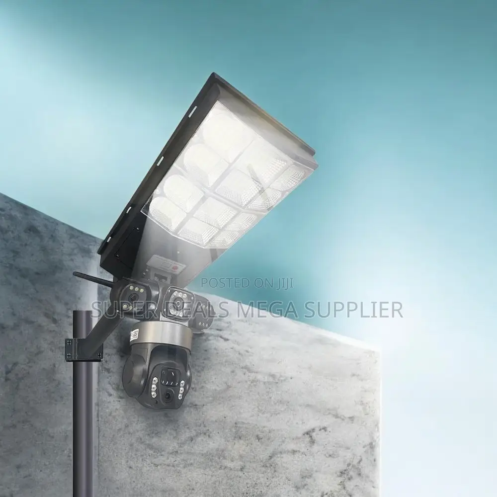 Motion Detection 4g PTZ Home Security Camera Solar Street Light
