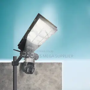 Two Way Communication 4g PTZ Security Camera Solar Street Light