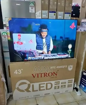 Bluetooth Enabled Vitron 43 Inch Smart Tv Qled