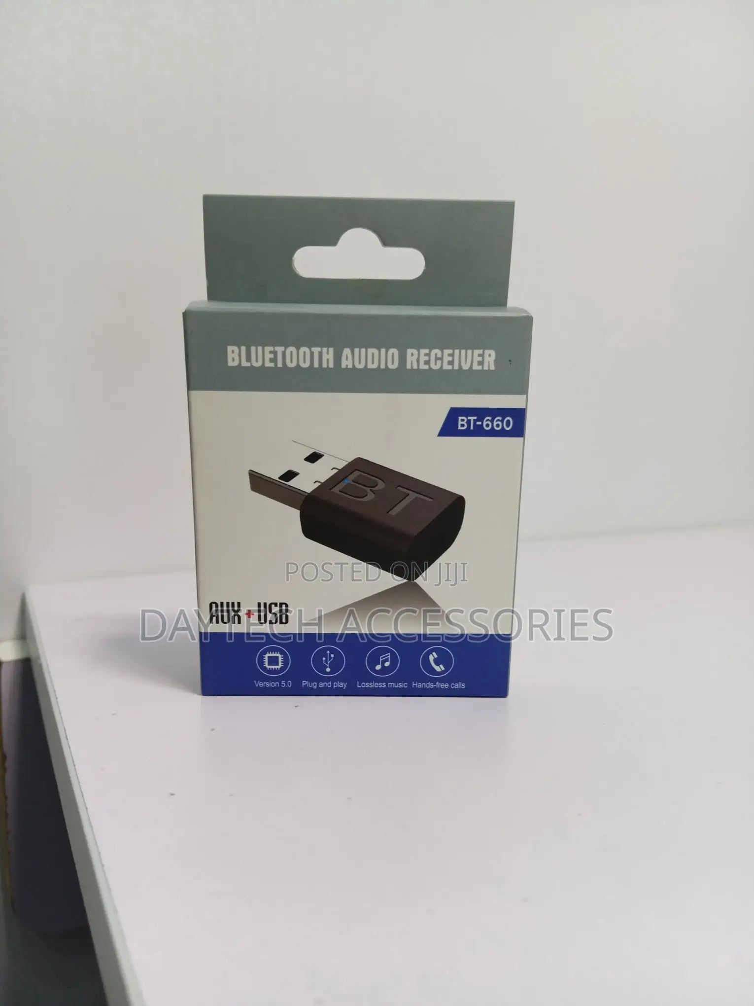 Plug and Play Aux+Usb Bt-660 Bluetooth Receiver Adapter
