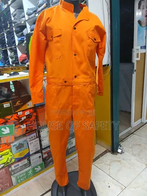 Orange Piped Dust Proof Off Overalls Ordinary