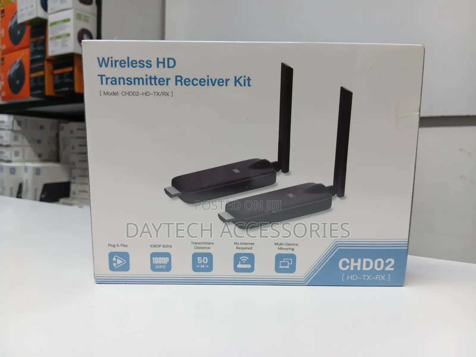 50m Wireless Hdmi Extender Video Transmitter Receiver