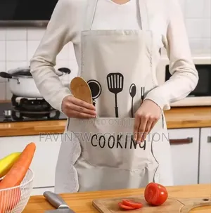 Waterproof Adults Kitchen Aprons With Side Wipes