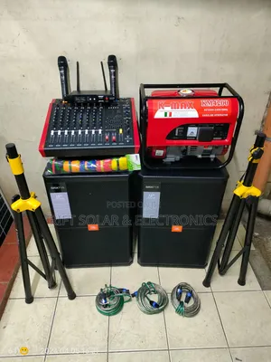8 Channels Full Public Address System 2.5kva Petrol Engine Generator