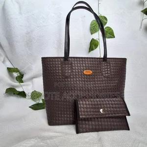 Dark Brown Ladies Leather Tote Bag