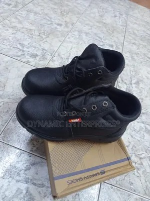 Jsafe Black Leather High-ankle Industrial Safety Shoes
