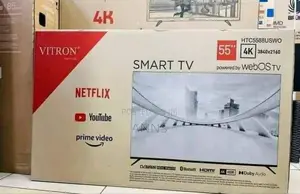 Vitron 55 Inch Smart Android Tv (1.2 Years Warranty Htc55 Primevideo