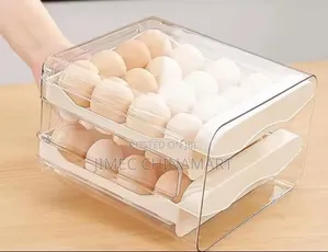 32yeggs Double Layered Acrylic Egg Storage Tray