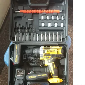 Dewalt 36v Cordless Electric Drill With 2 Battery With Case
