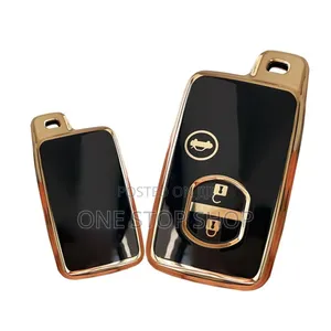Black Classy Key Remote Cover for Prado,Mark X,Aqua