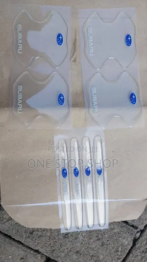 Subaru Clear 4 Handles Stickers With 4 Bowl Stickers