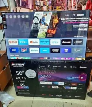 Vidaa 50 Inch 4 K Vision Tv 14 Months Warrantydolby Vision Audio