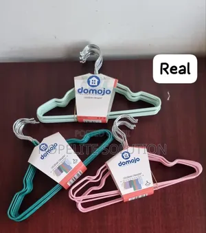10 Pack of Stainless Steel Coloured Hangers for Kids Clothes