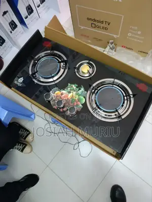 3 Burner Glass Top Table Top Nunix Cooker