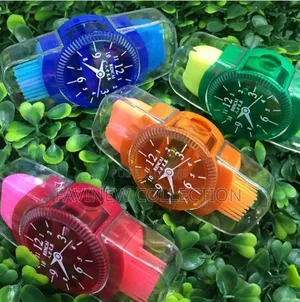 3 In 1 Creative Watch Shape Pencil Sharpener With Eraser And Brush