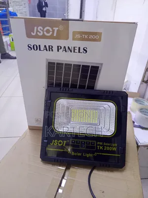 Jsot Tk200 200w Solar Powered Led Outdoor Security Floodlight