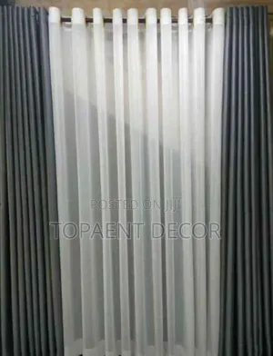 Grey Living Room Window Curtains And Plain White Sheers For Beauty