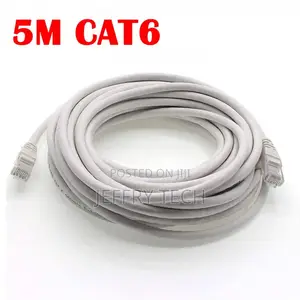 5m Cat 6 Patch Cord, Rj45 Ethernet Network Cable, 5m Cat 6e