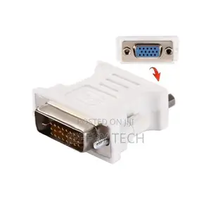 Dvi Male to Vga Female Adapter - White