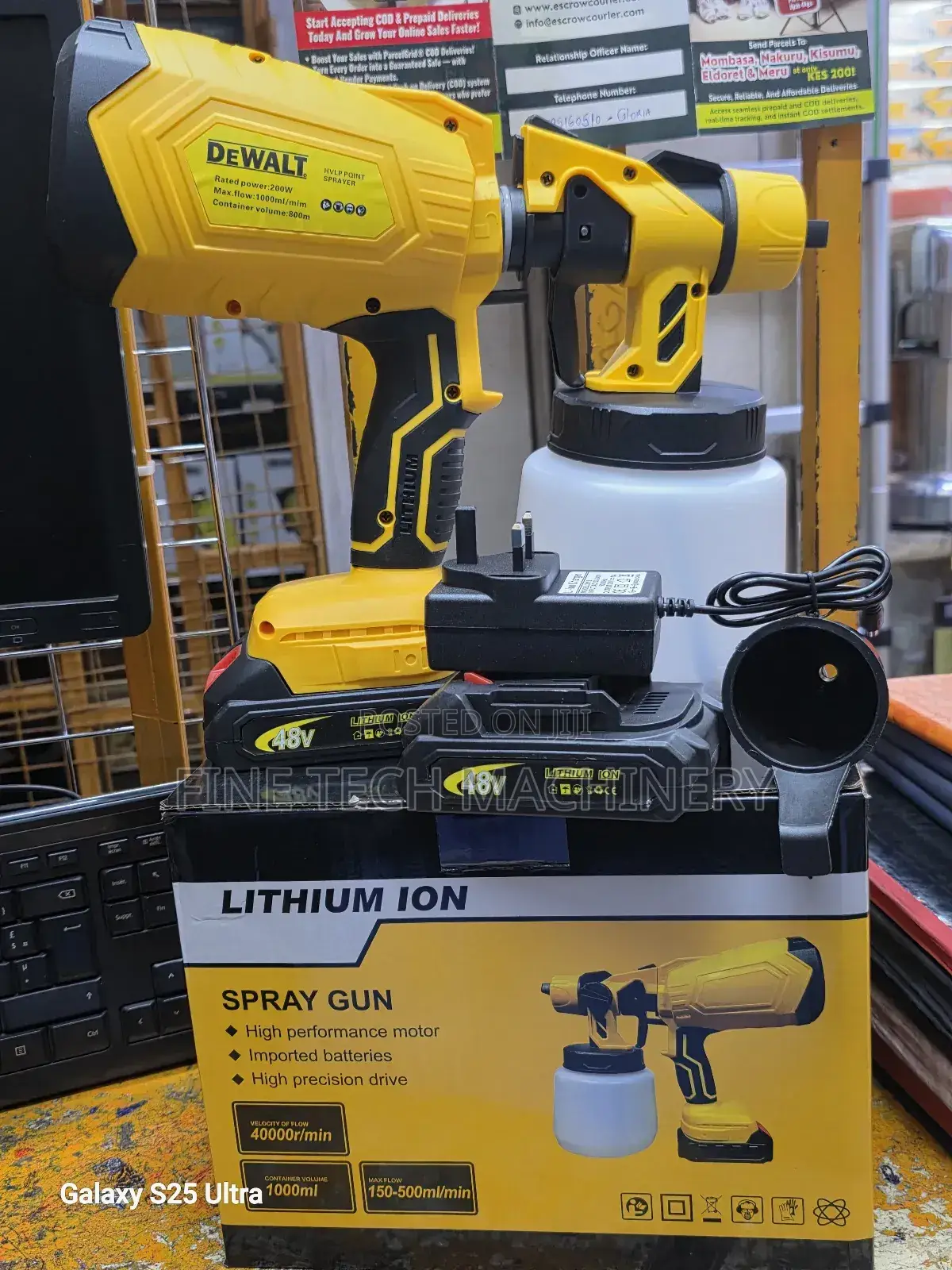 Dewalt Cordless Spray Gun