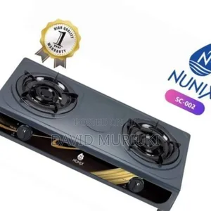 Nunix Sc002 Two Burner Table Top Black Available