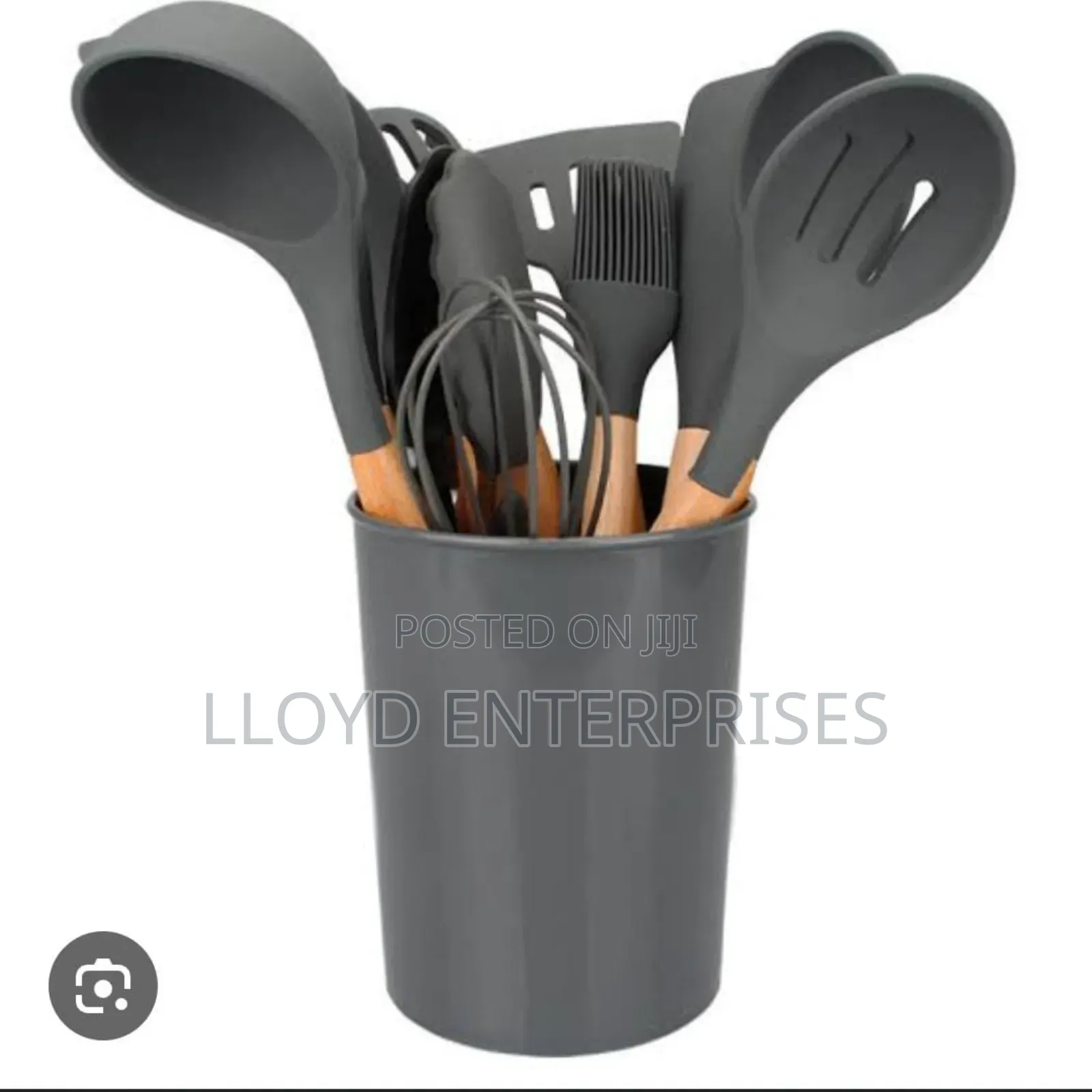 Grey Silicone Spoons