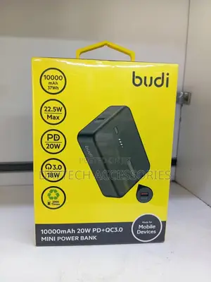 Budi Mini 10,000 Mah Pocket Size Power Bank.