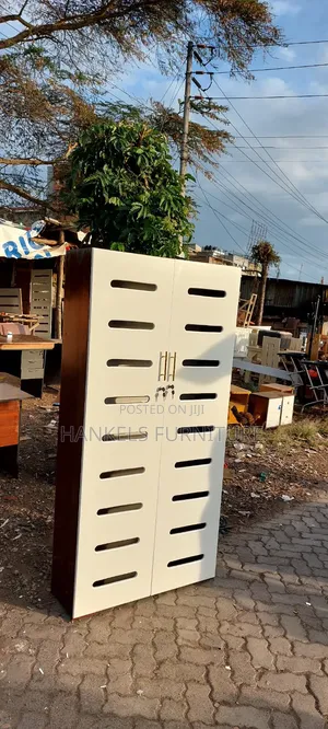 Compact 2-Door Shoe Cabinet