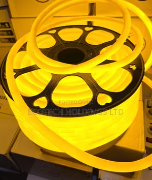 Neon Flux Yellow Strip Lights