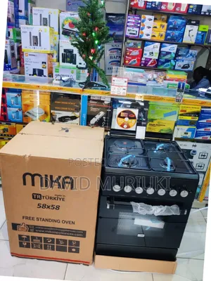 Mika Standing Cooker 3 Gas + 1 Electric, 58cm X58cm