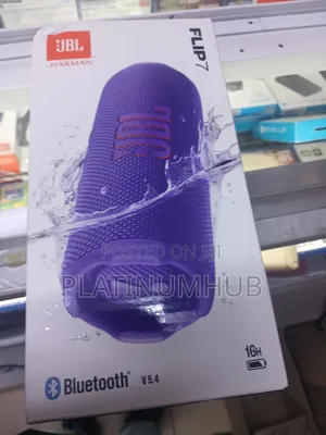 Purple Flip7 Bt Portable Speaker