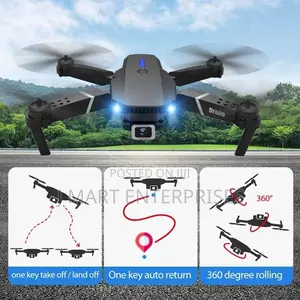 E88 Drone With Dual Camera, Mobile App Control,