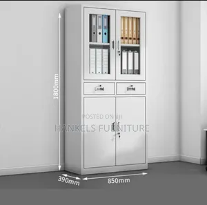 Office File Cabinet With Glass Display Drawers