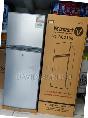 Volsmart 138litres Double Door Fridge
