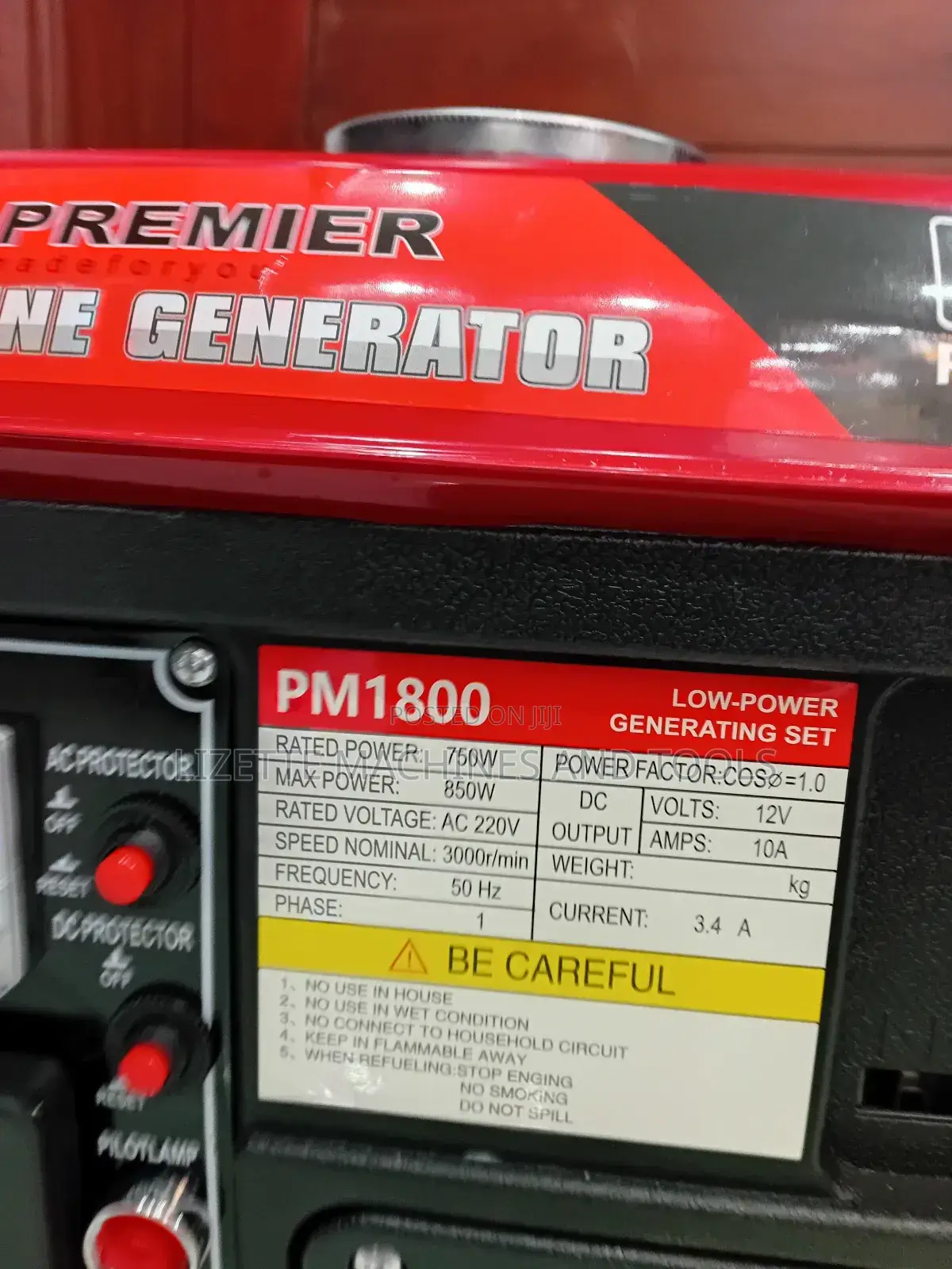 Premier 850w 2 Stroke Petrol Generator
