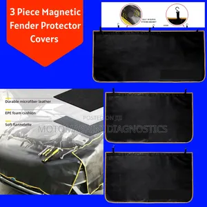 3 Piece Magnetic Vehicle Repair Fender Protector Covers