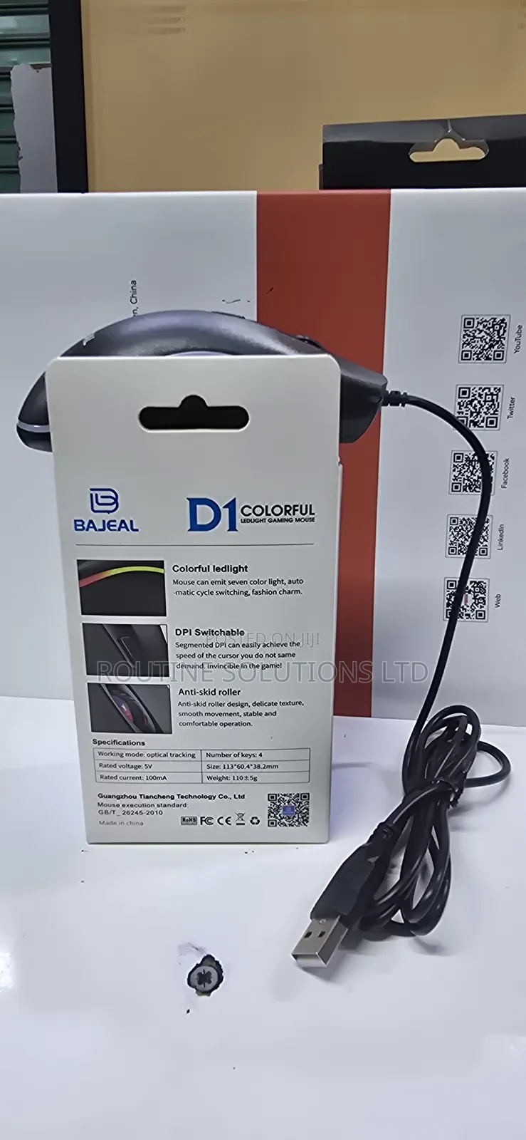 Bajael Wired Mouse D1